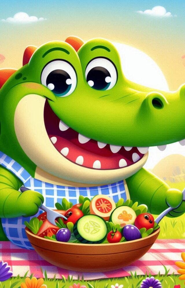 Konrad, das vegetarische Krokodil